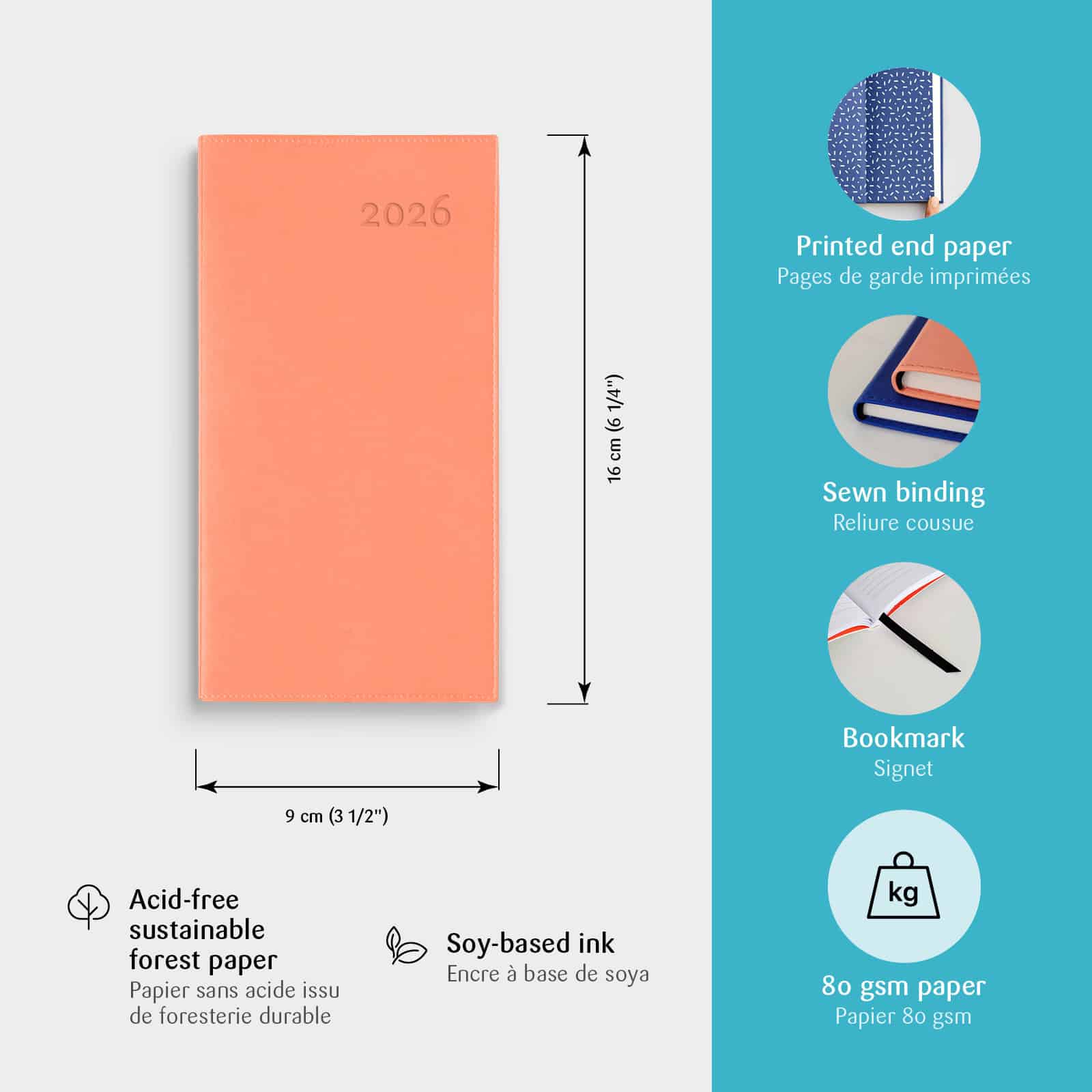 Agenda annuel Troi Abricot 2026