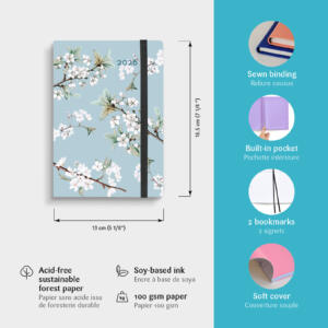 Agenda annuel Bergman Floral 2026