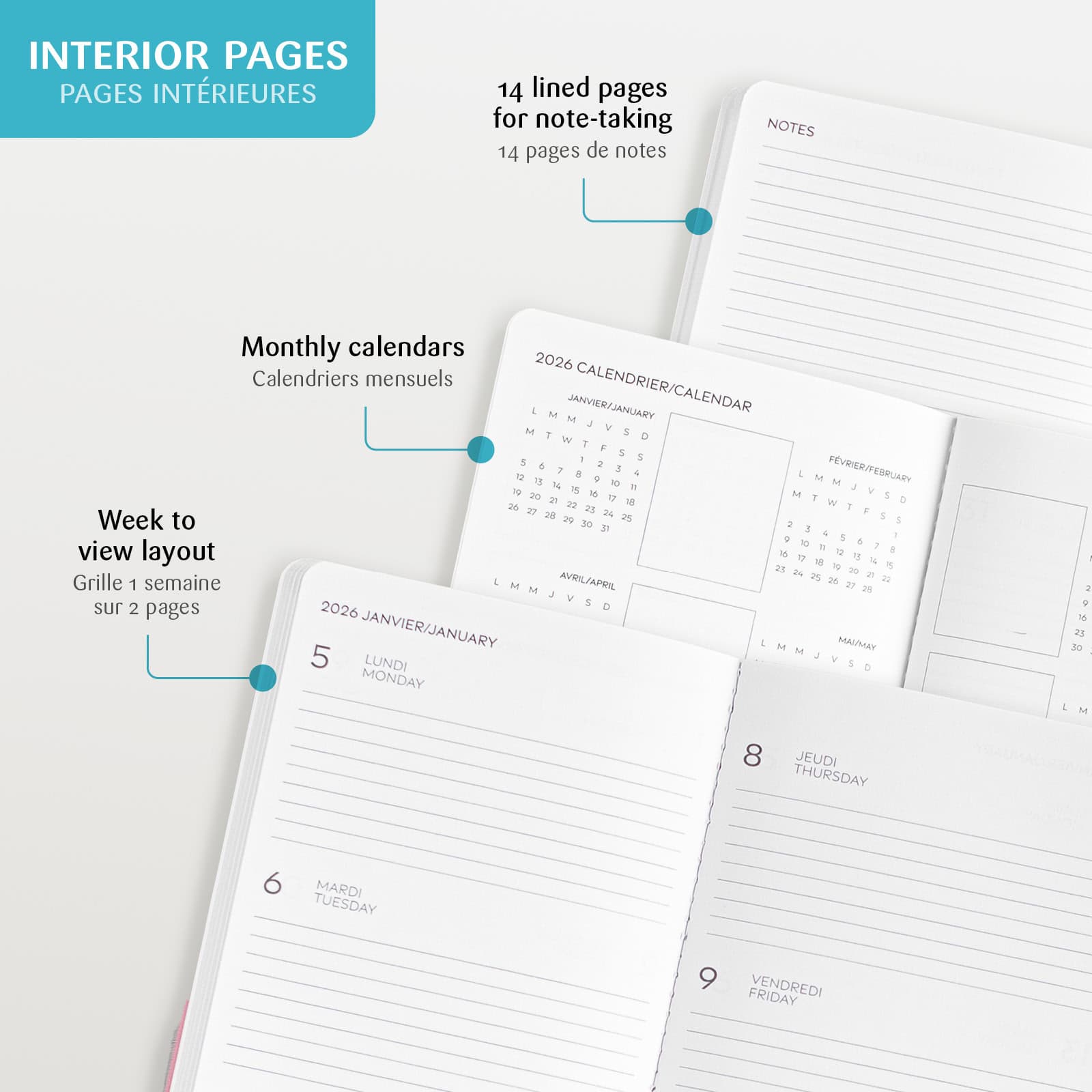 Agendas annuels Mimo 2026