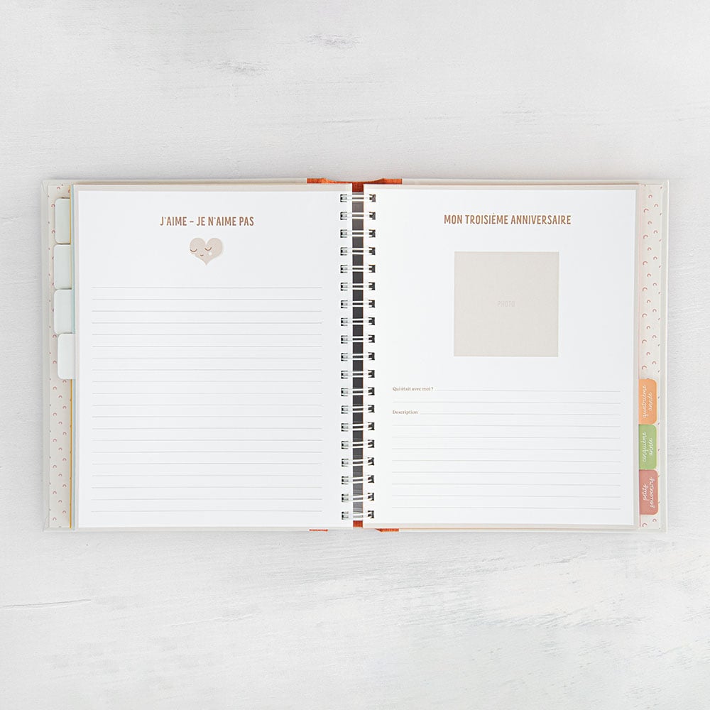 Journal de bébé : de la naissance à 5 ans