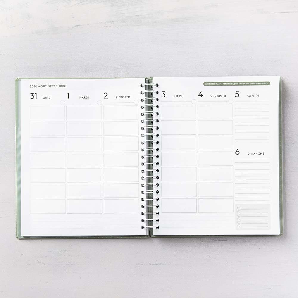 Mindfulness Academic Planner 2026–2027 for teachers in Quebec - Image 2