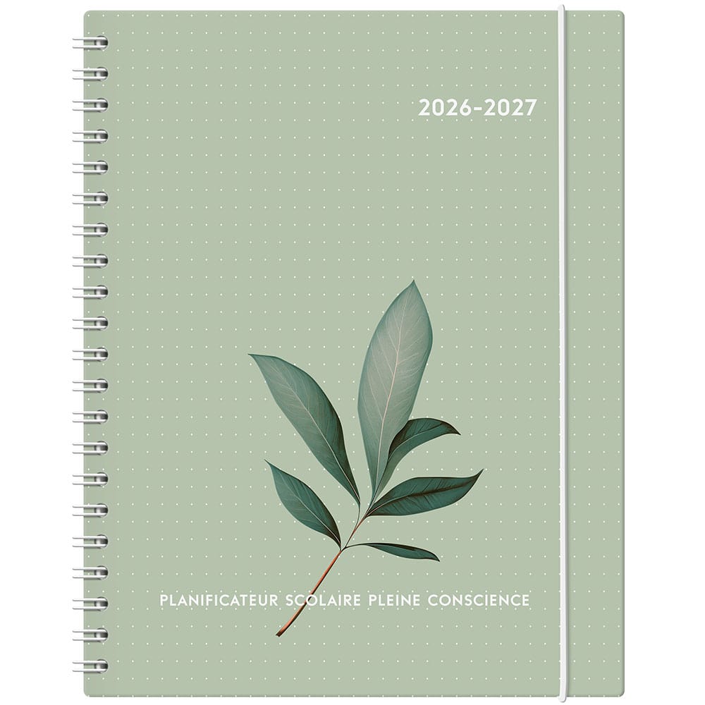 Mindfulness Academic Planner 2026–2027 for teachers in Quebec