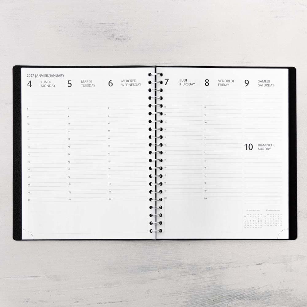 Maxi Black Yearly Agenda 2027 - Image 2