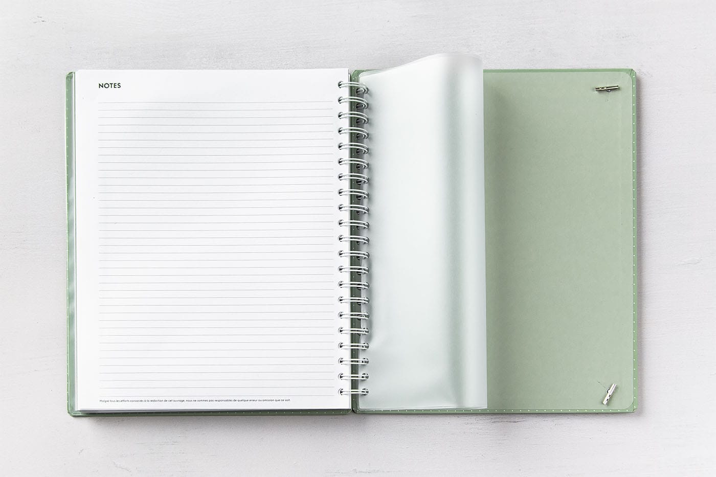 planificateur-enseignant-pochette Planificateur enseignant : deux pochettes transparentes