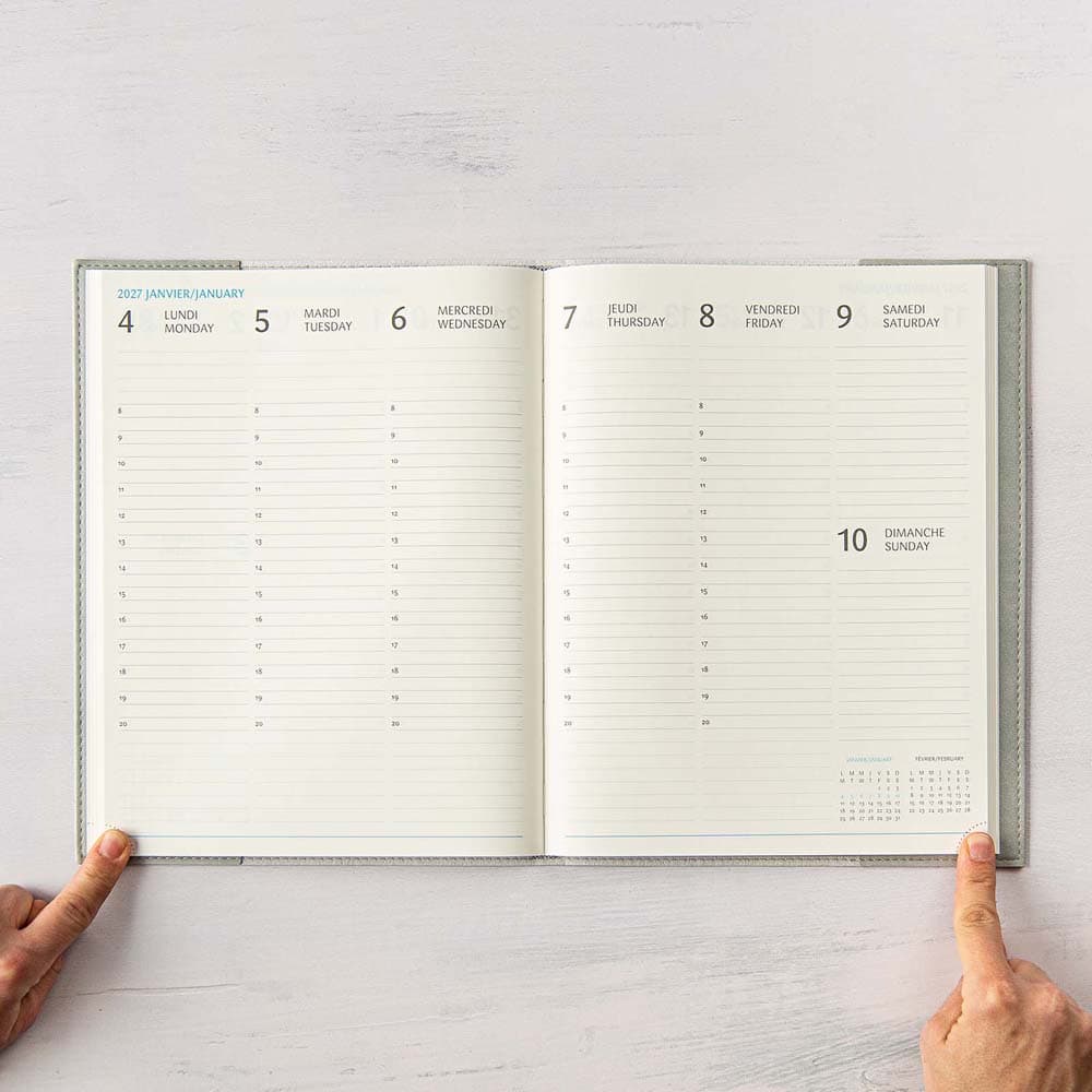 Ulys Grey Yearly Agenda 2027 - Image 2